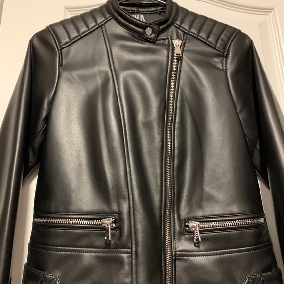 Zara faux leather jacket - Picture 10 of 11